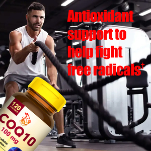 Gélules de CoQ10 personnalisées en usine avec coenzyme pour stimuler la santé cardiaque, soutenir la fonction énergétique cellulaire, capsules molles sans gluten - Product Image 4