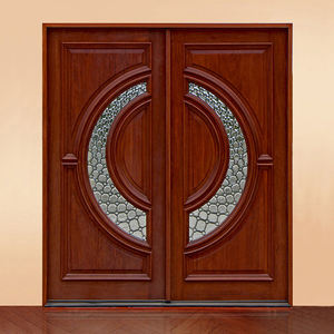 Casa de Campo con diseño de puertas de madera maciza, <span class=keywords><strong>hoja</strong></span> <span class=keywords><strong>doble</strong></span> de <span class=keywords><strong>cedro</strong></span>, para exterior, precio más barato - Product Image 6