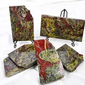 หินแผ่นเลือดมังกรสไตล์โบฮีเมียนธรรมชาติสำหรับตกแต่งบ้าน ของขวัญวันเกิด วันหยุด ขายส่งตามเทรนด์แฟชั่น - Product Image 3