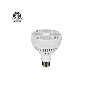 35W ETL CE RoHS可调光PAR 30发光二极管聚光灯110V 220V铝制车身E26/E27 3000k-12000k轨道表面安装