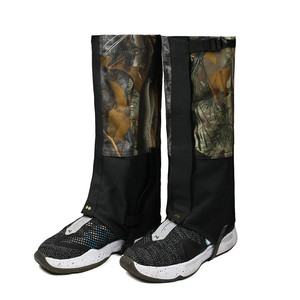 Couvre-chaussures imperméables pour l'extérieur, pour la randonnée et l'alpinisme, protection en tissu Oxford vert et noir camouflage - Product Image 2