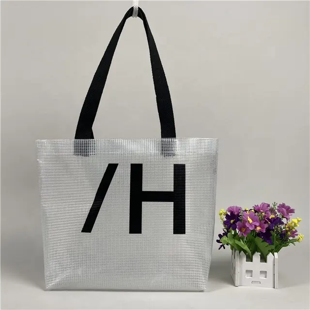 Sac fourre-tout en Pvc Transparent, sac en néoprène à imprimé, fourre-tout pour Shopping, en tissu de chine, offre spéciale