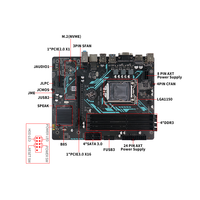 Carte mère de bureau double canal pour ordinateur, chipset B85, LGA 1150, 32 Go, DDR3, LGA1150