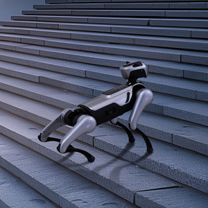 Robot Anjing Bionik AI, Mainan Interaktif Pemrograman Pengembangan Sekunder, Aplikasi Kontrol Jarak Jauh, Robot Pendamping Pintar Berkaki 4 yang Menyenangkan - Product Image 3