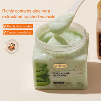 UUKKG Natuurlijke Fruit Body Scrub 500g Walnoot Deeltjes Exfoliërende Crème Verwijderen Dode Huid Hydraterende Gladde Huid Body Exfoliator