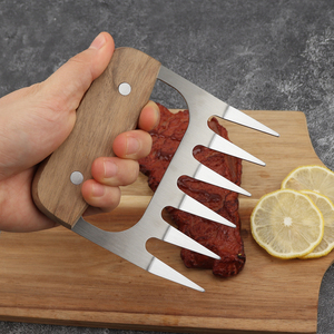 مجموعة من 2 مخالب من الفولاذ المقاوم للصدأ لتمزيق لحم الخنزير وسحق الدجاج - Product Image 3
