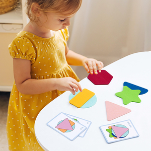 <span class=keywords><strong>Giochi</strong></span> Educativi Montessori per lo Sviluppo Logico, Attività Prescolare, Puzzle in <span class=keywords><strong>Legno</strong></span> Impilabili per Bambini - Product Image 3