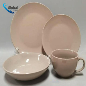 Service de table en céramique - Assiettes, bols et tasses en porcelaine élégante pour les repas, service de table complet pour les cadeaux de mariage et de pendaison de crémaillère - Product Image 4