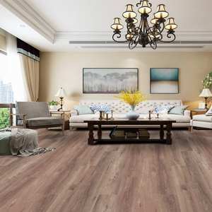 Suelo SPC de núcleo rígido, compuesto de piedra y plástico, resistente al agua, diseño moderno y liso, resistente al desgaste, con diseño gráfico. - Product Image 5