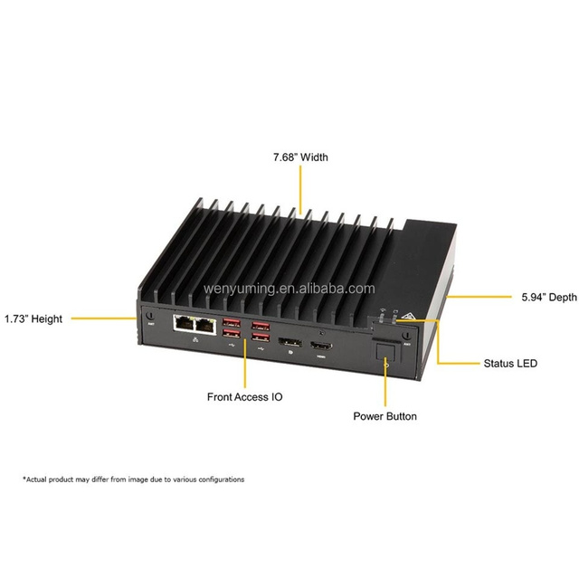 Supermicro SYS-E100-9W-H Fanless IoT Edge Server Intel Core i7-8665UE with Dual GbE LAN