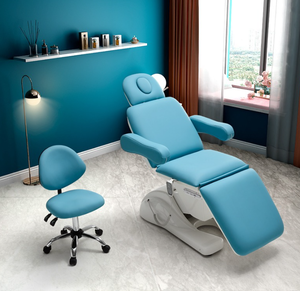 Sillón de Tratamiento Dental Ajustable con Respaldo y Ruedas, Mueble Metálico para Salón, Clínica, Hospital, Hogar y Oficina - Product Image 1