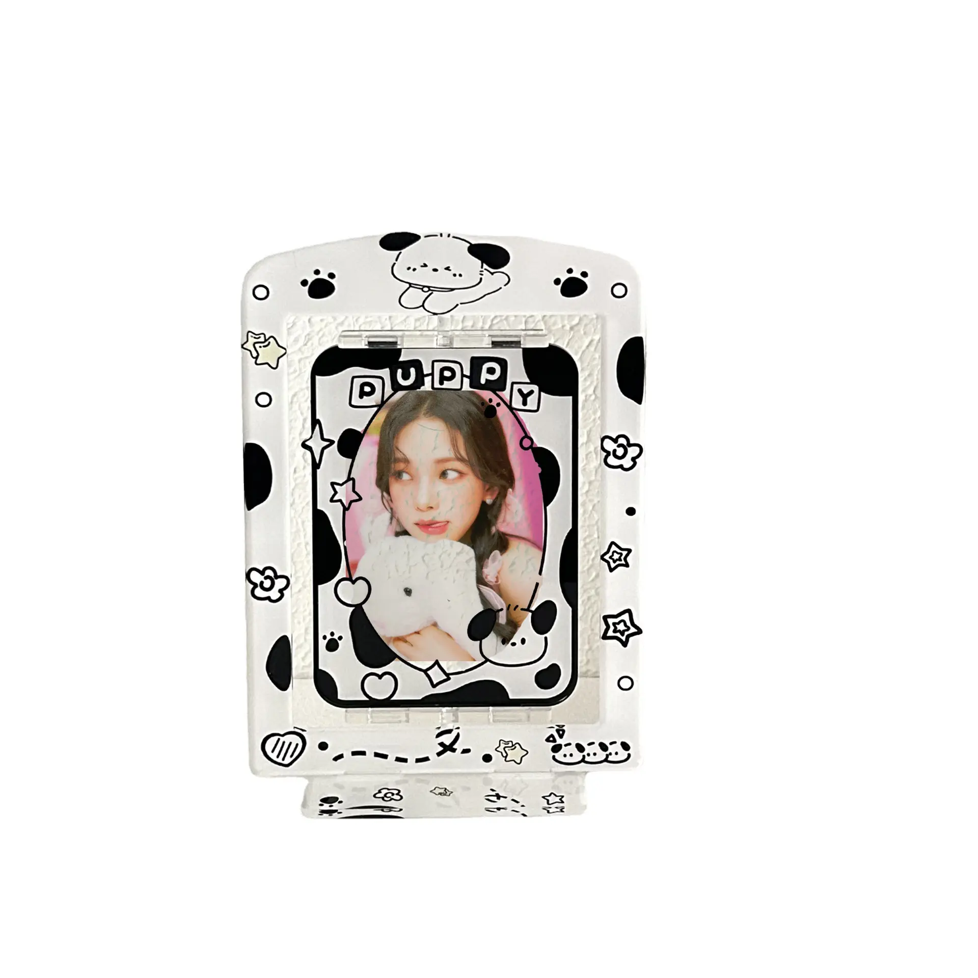 Original Cute Acrylic Kpop Photocard Holder Display Stand Photo Frame