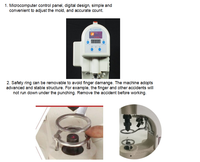 Vente directe d'usine Presse Perforateur Machine pour Boutons Œillets Boutons Pression Rivets Oeillets Perle Rivets
