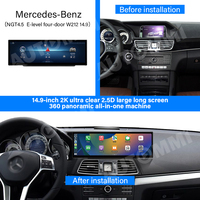 Écran de voiture Android NGT4.5 W212 14,9 pouces Navigation GPS CarPlay Tableau de bord Lecteur DVD de voiture pour Mercedes benz Moniteur de voiture