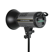Lumière vidéo RGB 100W, lumière vidéo LED en aluminium à intensité variable continue, éclairage photographique pour studio, tournage de films vidéo, YouTube