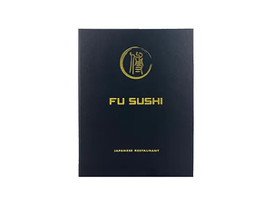 Customized Logo Black Leather Menu Book A4 Food Menu <b>Folder</b> with Screw Binding Restaurant Menu Cover - Product Image 6