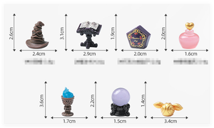 ชุดงานศิลปะเรซิ่น หมวกจัดระเบียบ หนังสือเวทมนตร์ กล่องกบช็อกโกแลต น้ำยาแห่งความรัก ถ้วยไฟ ลูกแก้วคริสตัล ตุ๊กตา บ้านตุ๊กตา ของเล่นเด็ก - Product Image 3