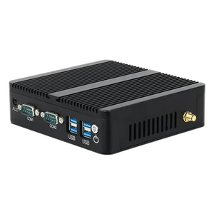 جهاز لوحدة معالجة رقيقة J4125 J4105 DDR4 انتل INNODA PC ألومنيوم 6COM 4K شبكة مزدوجة شبكة محلية جهاز توجيه x86 صناعي بدون مروحة حاسوب صغير - Product Image 4