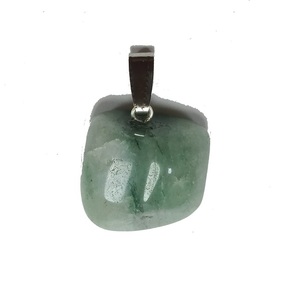 Green Aventurine <b>Stone</b> Pendant Tumbled Crystal Pebble Gemstone Necklace for Healing Wholesale Supplier - Product Image 1