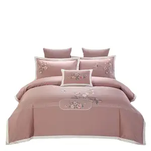 2024 phong cách mới phong cách hiện đại thoải mái bedsheets bedding Set New Duvet cover với nhà máy thiết kế mô hình thêu