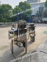 Homogénéisateur liquide multifonctionnel VBJX, mélangeur à double vis avec enveloppe chauffante circulante, réservoir mélangeur de liquides