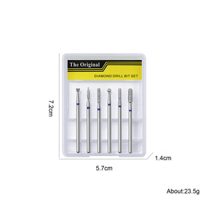 Ensemble de forets à ongles Emery pour machine à polir, prétraitement, réparation des cuticules et des peaux mortes, tête de ponçage électrique pour manucure - Product Image 6