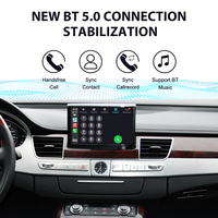 Autoradio Foforfor avec écran 8 pouces pour Audi A8 2011-2017, système Android 14, Carplay, autoradio stéréo GPS, navigation TS18 DSP 4G WiFi OEM