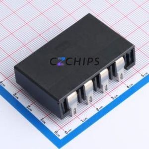 HC-10.16-4AW-05 Wire-to-Board Pin Header Bent Lead Through Hole,P=10.16mm Connector 1x4P 10.16mm Right Angle Insert 4P - Product Image 2