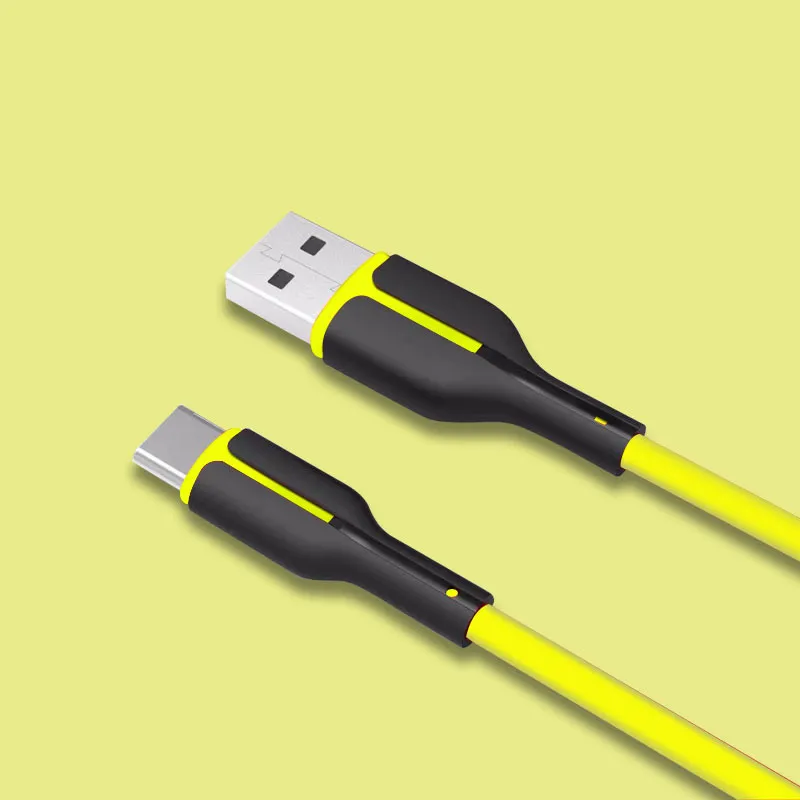 Genuine Silicone Material Is Soft And Resistant To Bending Cable Usb To Type C Usb Smart Data Cable For Xiomi Type C Cable