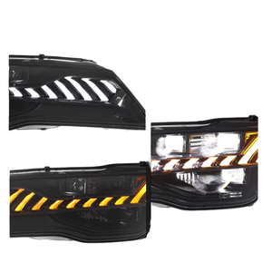 LED <b>Daytime</b> <b>Running</b> <b>Lights</b> with Glowing Turn Signal Lens A7 Headlight Assembly 2011-2014 6000K New RS7 Style - Product Image 1