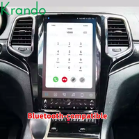 Reproductor Multimedia para Automóvil Android Estilo Tesla de 13.6'' Krando para Jeep Grand Cherokee 2014-2020, Radio para Automóvil, Android Multimedia, CarPlay