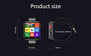 Desmontable <span class=keywords><strong>4G</strong></span> teléfono Android tarjeta Sim WIFI GPS reloj inteligente S998 RAM 3G ROM 32GB 1200Mah Batería grande reloj inteligente - Product Image 6