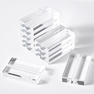 <span class=keywords><strong>Porte</strong></span>-cartes de <span class=keywords><strong>table</strong></span> en acrylique, fente de 1,2 pouce, supports de panneaux de mariage, <span class=keywords><strong>porte</strong></span>-numéros de <span class=keywords><strong>table</strong></span> transparents - Product Image 2