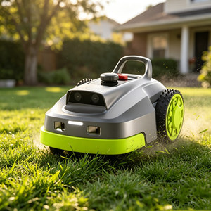 Robot tondeuse intelligent automatique sans fil L1600 avec fonction de tonte automatique, reconnaissance d'obstacles et recharge autonome - Product Image 2