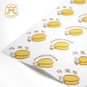 Bán Buôn Logo In Theo Yêu Cầu Và Kích Cỡ Thực Phẩm An Toàn Cấp Độ Burger Không Thấm Mỡ Giấy Gói Thịt Deli Giấy Tráng Sáp - Product Image 6