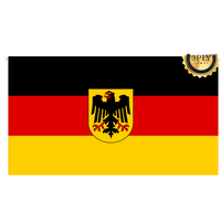 Vente en gros 3x5ft Polyester Allemagne État Aigle Fanion Drapeaux Personnalisables Toutes Les Nations Livraison Rapide Du Fournisseur Fiable