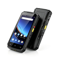 PDA portable robuste IP55 M580S, écran 5,5 pouces, Android 15, lecteur de codes QR, lecteur RFID LF 125K 134.2K pour étiquettes d'oreille d'animaux (en option)