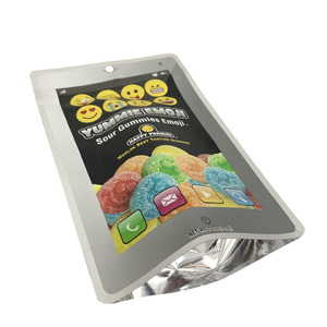 Sachet Doypack en Mylar plastique avec fermeture éclair, résistant à l'humidité, pour bonbons gélifiés, sucettes, sucre, chocolat, lait, aliments pour animaux de compagnie, alimentaire et écologique - Product Image 5