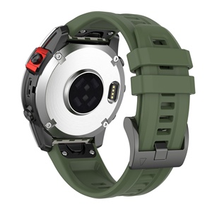 Correas de Reloj Suaves al por Mayor, Bandas de Silicona Transpirables de 22 mm, Compatibles con Conectores Garmin Fenix7x 7 7s QuickFIT - Product Image 1