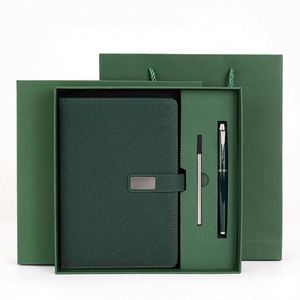 Wholesale Promotional A5 Hardcover PU <b>Leather</b> <b>Refillable</b> Diary <b>Notebook</b> with 100 Sheets Business Gift Set with Pen - Product Image 1