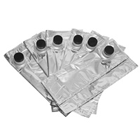 Draagbare AL Aseptische Bib-zakken met tuitontwerp, gravure bedrukt, recyclebaar, 3L, voor fruitsappen en andere vloeibare producten