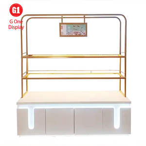 Mostrador de Bar Minimalista Personalizado, Vitrina Moderna de Vidrio para Panaderías, Exhibición de Pan, Pasteles y Postres - Product Image 2