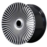 Jantes en Alliage de Haute Qualité 5x108 5x120, 18 19 20 21 22 23 24 Pouces, Jantes Forgées Adaptées pour Land Rover Range Rover Aito Rolls-Royce