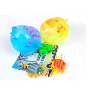 ของเล่นบีบไดโนเสาร์เป่าลม TPR Creative Kid สำหรับเด็ก คลายเครียด ตลกๆ - Product Image 5