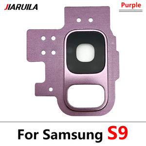 Lentille de caméra arrière de téléphone portable avec cadre pour <span class=keywords><strong>Samsung</strong></span> S8 <span class=keywords><strong>S9</strong></span> Plus pièce de réparation de couverture en verre d'objectif de caméra arrière - Product Image 4