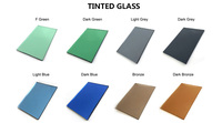 Kaca Film Reflektif Berwarna Hijau Tua F-Green Grosir 4mm 5mm 6mm untuk Bangunan Arsitektural Harga Pabrik Dapat Disesuaikan