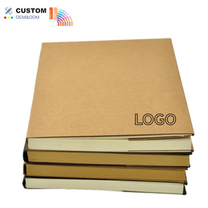 Tùy chỉnh A5 xoắn ốc ràng buộc Sketchbook 100gsm Kraft Giấy bìa trang Trống máy tính xách tay cho vẽ journaling bức tranh Nguồn cung cấp nghệ thuật - Product Image 1