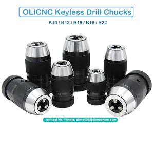 Đầu cặp khoan 10mm 13mm 16mm 5-20mm, chịu lực nặng nhẹ, côn chính xác, loại B10 B12 B16 B18 B22, không cần chìa khóa - Product Image 6