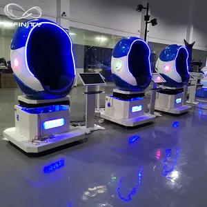 有趣的游戏中心虚拟现实模拟器9d虚拟现实9d鸡蛋虚拟现实电影蛋椅9d虚拟现实玻璃