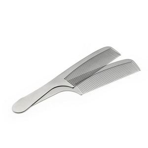 <b>Creative</b> <b>Gift</b> Fine Tooth Metal Hair Comb Braiding Rat Tail Comb With Custom LOGO - Product Image 4
